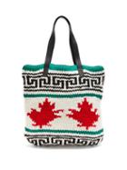 Dsquared2 - Maple Leaf-jacquard Knitted Tote - Mens - Multi