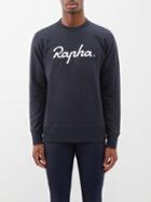 Rapha - Logo-embroidered Cotton-jersey Sweatshirt - Mens - Black White