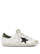 Golden Goose Deluxe Brand Superstar Distressed Leather Trainers