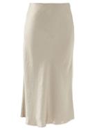 Matchesfashion.com Max Mara Leisure - Alessio Skirt - Womens - Beige