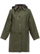 Matchesfashion.com Kassl Editions - Hooded Single Breasted Raincoat - Womens - Green