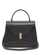 Matchesfashion.com Valextra - Iside Medium Leather Bag - Womens - Dark Grey