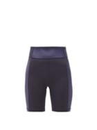 Matchesfashion.com The Upside - Nalu Side Panelled Spin Shorts - Womens - Navy