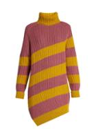 Marco De Vincenzo Oversized Striped-wool Sweater