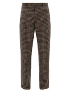 Matchesfashion.com Paul Smith - Tapered Leg Checked Wool Trousers - Mens - Navy Multi