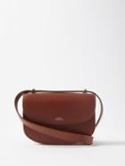 A.p.c. - Genve Mini Leather Shoulder Bag - Womens - Tan
