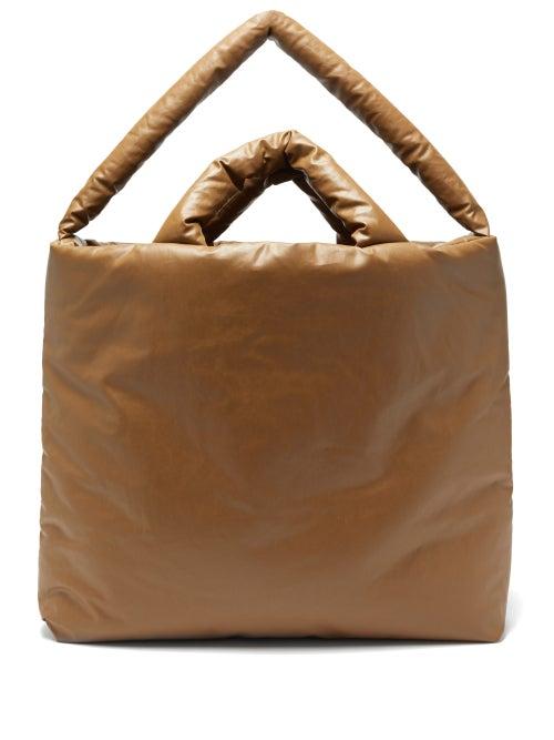 Matchesfashion.com Kassl Editions - Oil Large Padded Canvas Tote Bag - Womens - Brown
