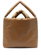 Matchesfashion.com Kassl Editions - Oil Large Padded Canvas Tote Bag - Womens - Brown