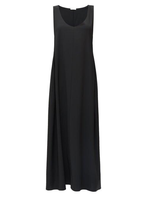 Matchesfashion.com The Row - Lee Scoop-neck Maxi Dress - Womens - Black