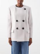 Isabel Marant - Ebridgi Double-breasted Wool-blend Coat - Womens - Ivory