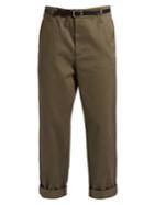 Golden Goose Deluxe Brand Golden Cotton-twill Cropped Chino Trousers
