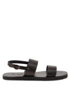 Mens Shoes Ancient Greek Sandals - Dinatos Leather Sandals - Mens - Black