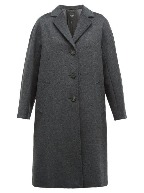 Matchesfashion.com Weekend Max Mara - Funale Coat - Womens - Dark Grey