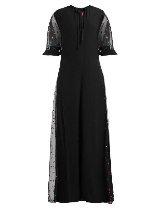 Matchesfashion.com Staud - Anabelles Crepe Jumpsuit - Womens - Black Multi