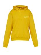 Matchesfashion.com P.a.m. - Gesters Hooded Cotton Sweatshirt - Mens - Gold