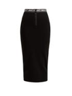 Matchesfashion.com Off-white - Stretch Neoprene Pencil Skirt - Womens - Black