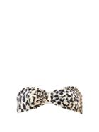 Matchesfashion.com Reina Olga - Hutton Leopard-print Bandeau Bikini Top - Womens - Leopard
