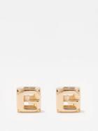 Givenchy - G-cube Stud Earrings - Womens - Gold