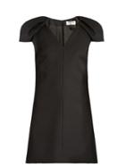 Saint Laurent V-neck Wool-crepe Dress