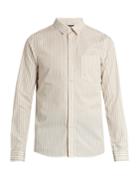 A.p.c. Striped Cotton-poplin Shirt