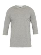 Matchesfashion.com The White Briefs - Anchovy Organic Cotton T Shirt - Mens - Grey