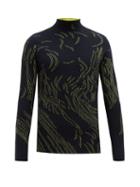 Matchesfashion.com Namacheko - Nyas Abstract Jacquard Sweater - Mens - Black Yellow