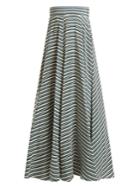 Diane Von Furstenberg Paxton Striped Silk Skirt