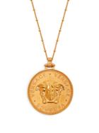 Matchesfashion.com Versace - Medusa Coin Necklace - Womens - Gold