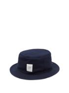 Matchesfashion.com Thom Browne - Logo-patch Canvas Bucket Hat - Mens - Navy