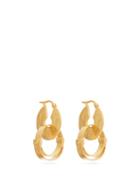 Matchesfashion.com Jil Sander - Double-hoop Drop Earrings - Womens - Gold