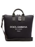 Matchesfashion.com Dolce & Gabbana - Neoprene Carabiner Detail Tote Bag - Mens - Black
