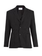 Matchesfashion.com Raey - Wool Blend Suit Jacket - Mens - Grey