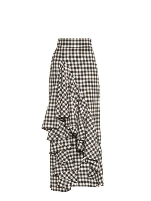 A.w.a.k.e. Rapping To The Stars Gingham Skirt