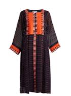 Apiece Apart Las Casas Embroidered Silk Dress