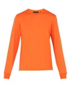 Matchesfashion.com Helmut Lang - Cotton Sweatshirt - Mens - Orange
