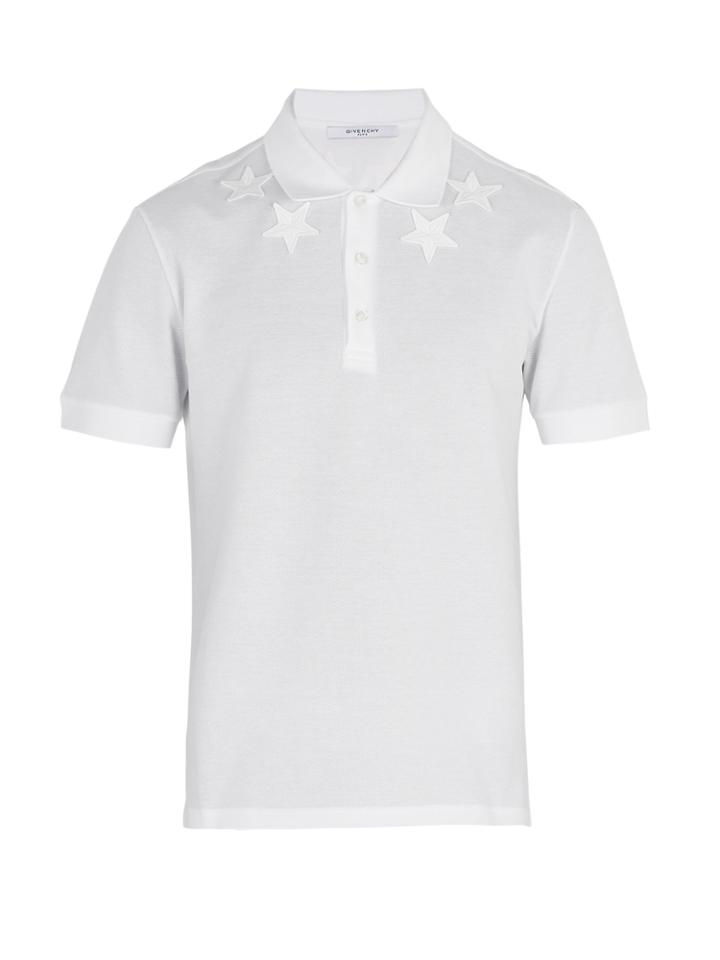 Givenchy Star-embroidered Polo Shirt