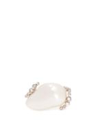 Matchesfashion.com Givenchy - Midnight Crystal And Faux Pearl Ring - Womens - Pearl
