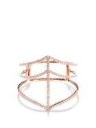 Shay - Jumbo Diamond & 18kt Rose-gold Cuff - Womens - Rose Gold