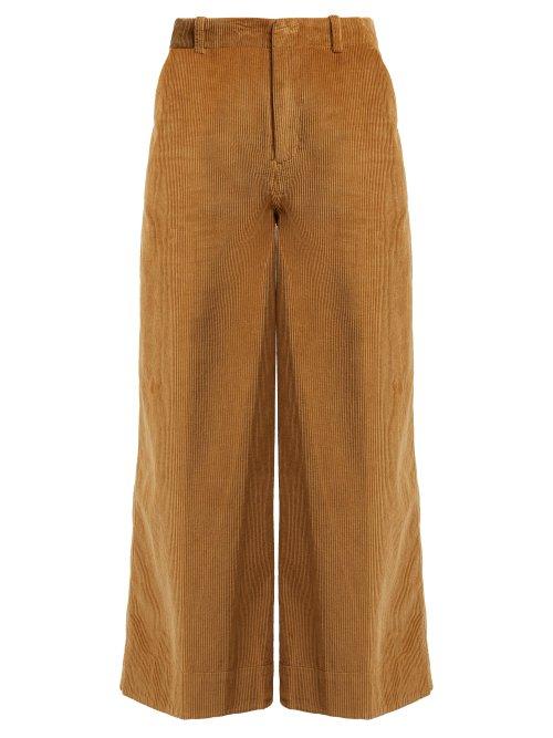 Matchesfashion.com Elizabeth And James - Oakley Corduroy Trousers - Womens - Camel