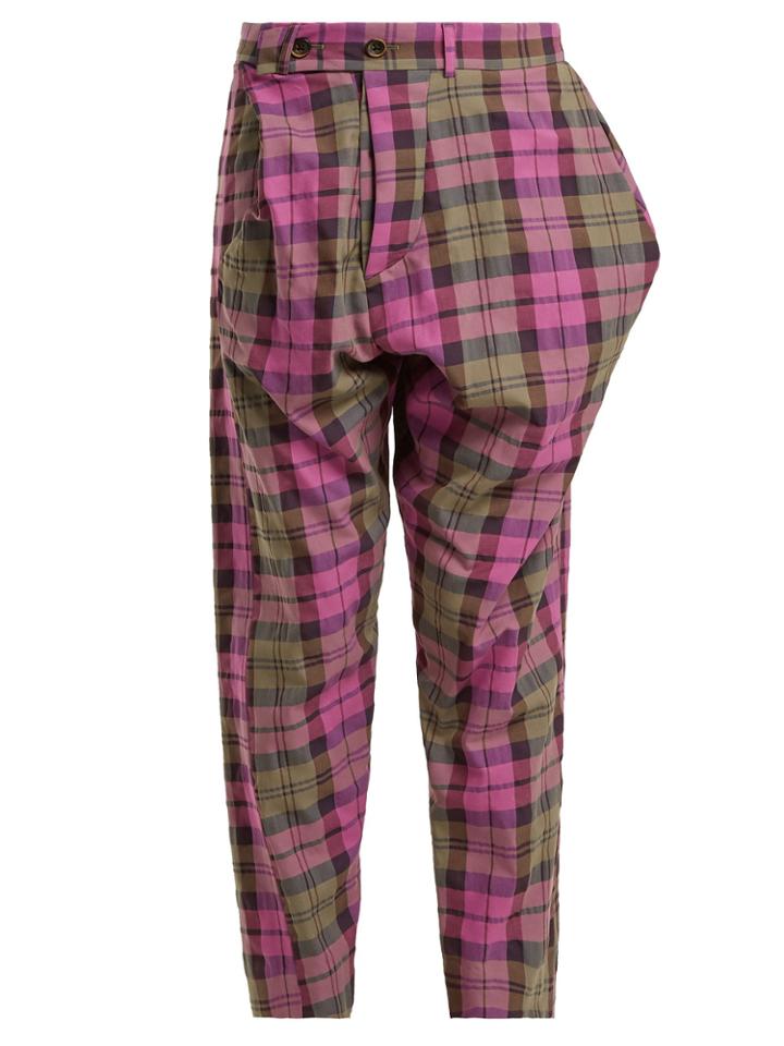 Vivienne Westwood Anglomania Tartan Cotton-blend Trousers