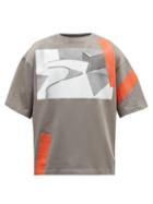 A-cold-wall* - Gehry Oversized Cotton-jersey T-shirt - Mens - Grey