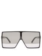 Saint Laurent Betty Squared Aviator-frame Sunglasses