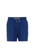 Matchesfashion.com Falke Ess - Drawstring Waist Shorts - Mens - Blue