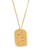 Matchesfashion.com Jil Sander - Drilled Pendant Necklace - Womens - Gold