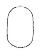 Isabel Marant - Logo-engraved Beaded Necklace - Mens - Black