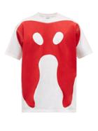 Burberry - Abstract-print Cotton-jersey T-shirt - Mens - White