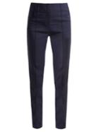 Diane Von Furstenberg Slim-leg Linen-blend Trousers