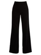Alexachung High-rise Wide-leg Cotton-corduroy Trousers