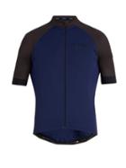 Matchesfashion.com Le Col - Pro Zip Through Jersey Cycle Top - Mens - Navy