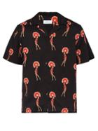 Matchesfashion.com Saturdays Nyc - Canty Short Sleeved Shirt - Mens - Black Multi